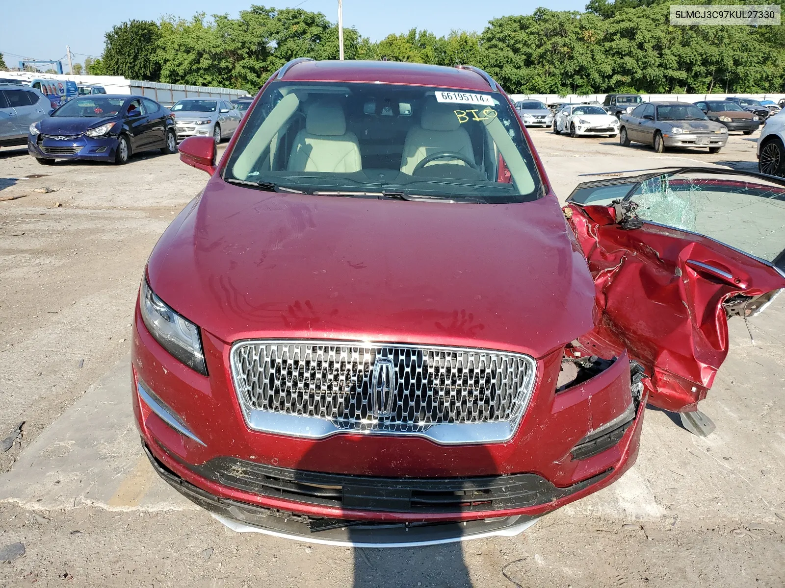 2019 Lincoln Mkc Reserve VIN: 5LMCJ3C97KUL27330 Lot: 67861024