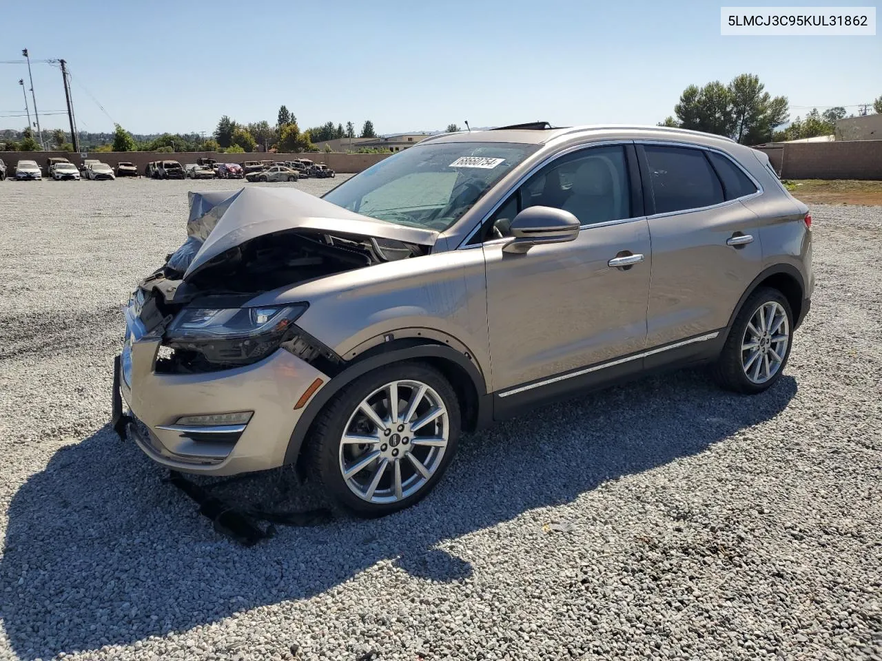 5LMCJ3C95KUL31862 2019 Lincoln Mkc Reserve