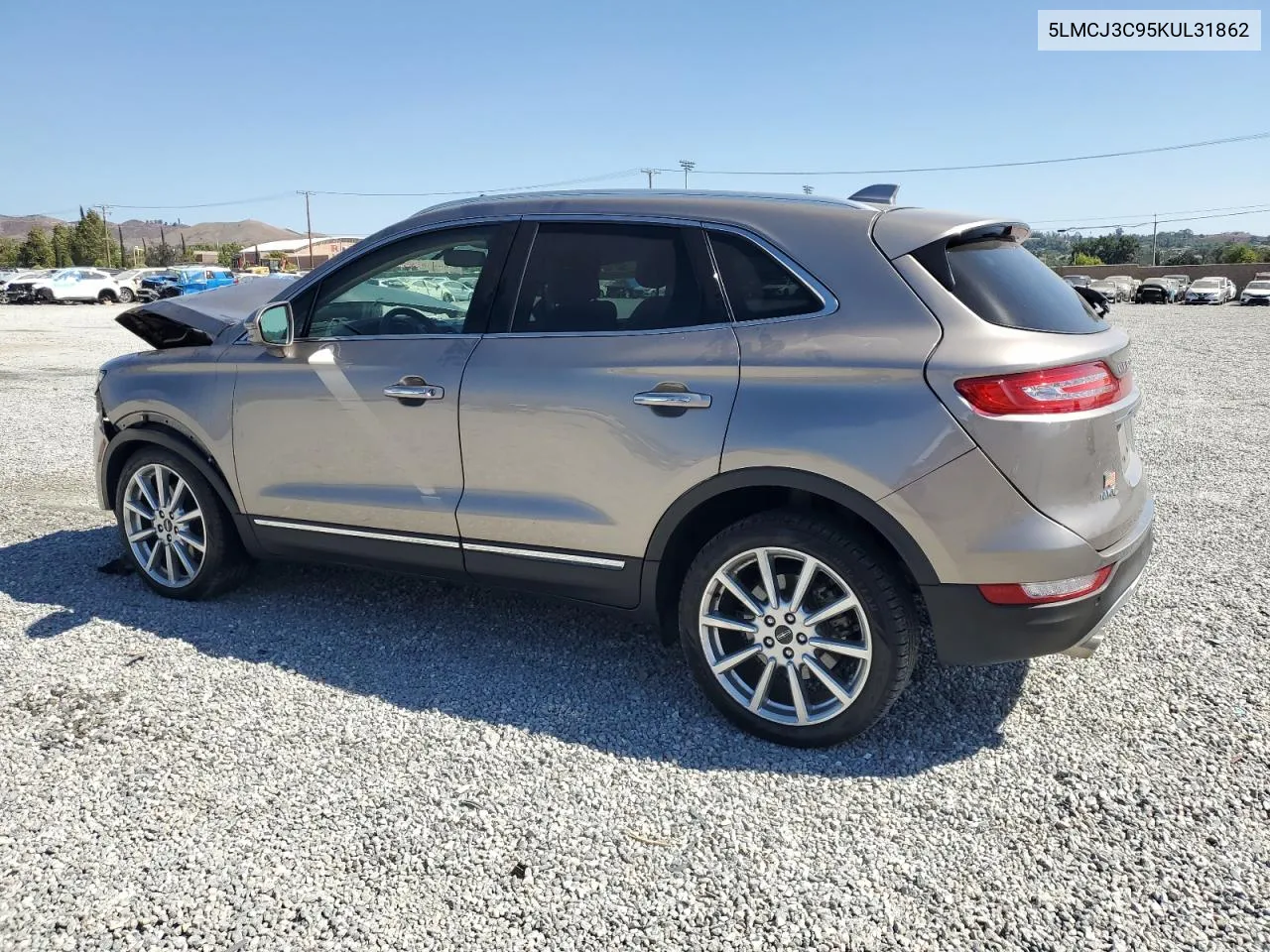 2019 Lincoln Mkc Reserve VIN: 5LMCJ3C95KUL31862 Lot: 68660754