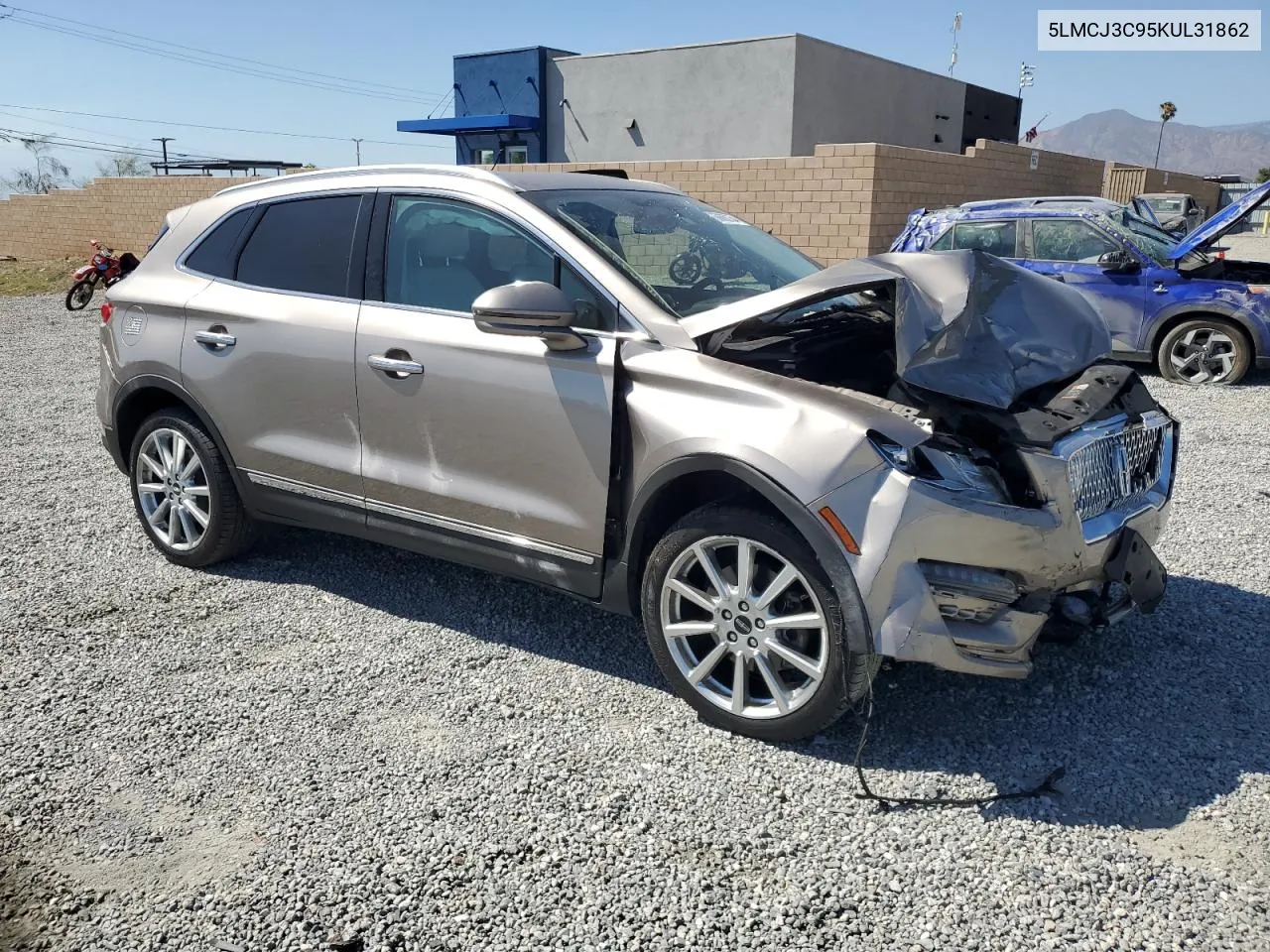 2019 Lincoln Mkc Reserve VIN: 5LMCJ3C95KUL31862 Lot: 68660754