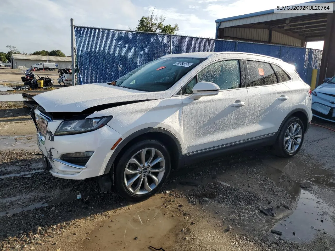 5LMCJ2C92KUL20764 2019 Lincoln Mkc Select