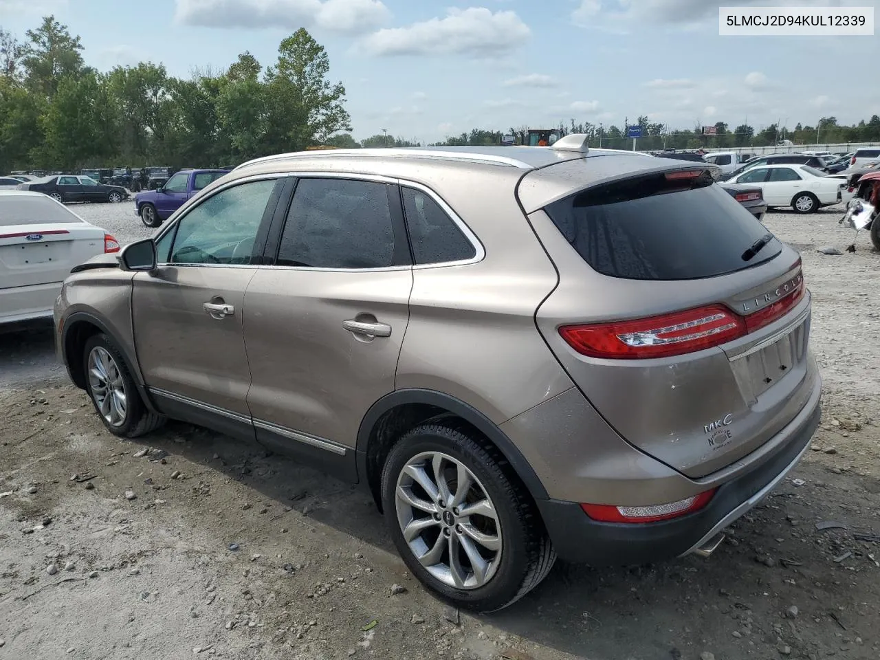 2019 Lincoln Mkc Select VIN: 5LMCJ2D94KUL12339 Lot: 69855364