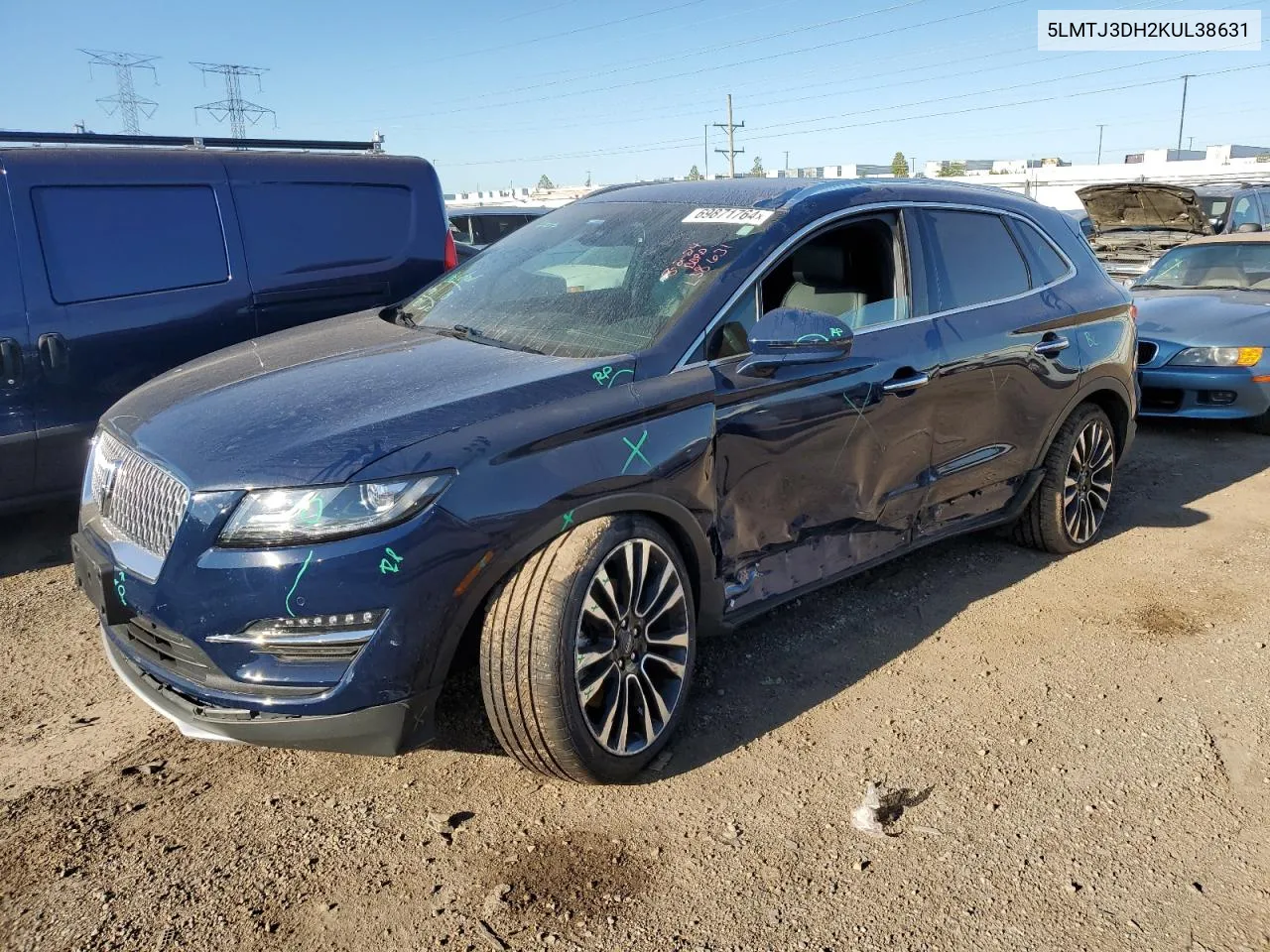 2019 Lincoln Mkc Reserve VIN: 5LMTJ3DH2KUL38631 Lot: 69871764