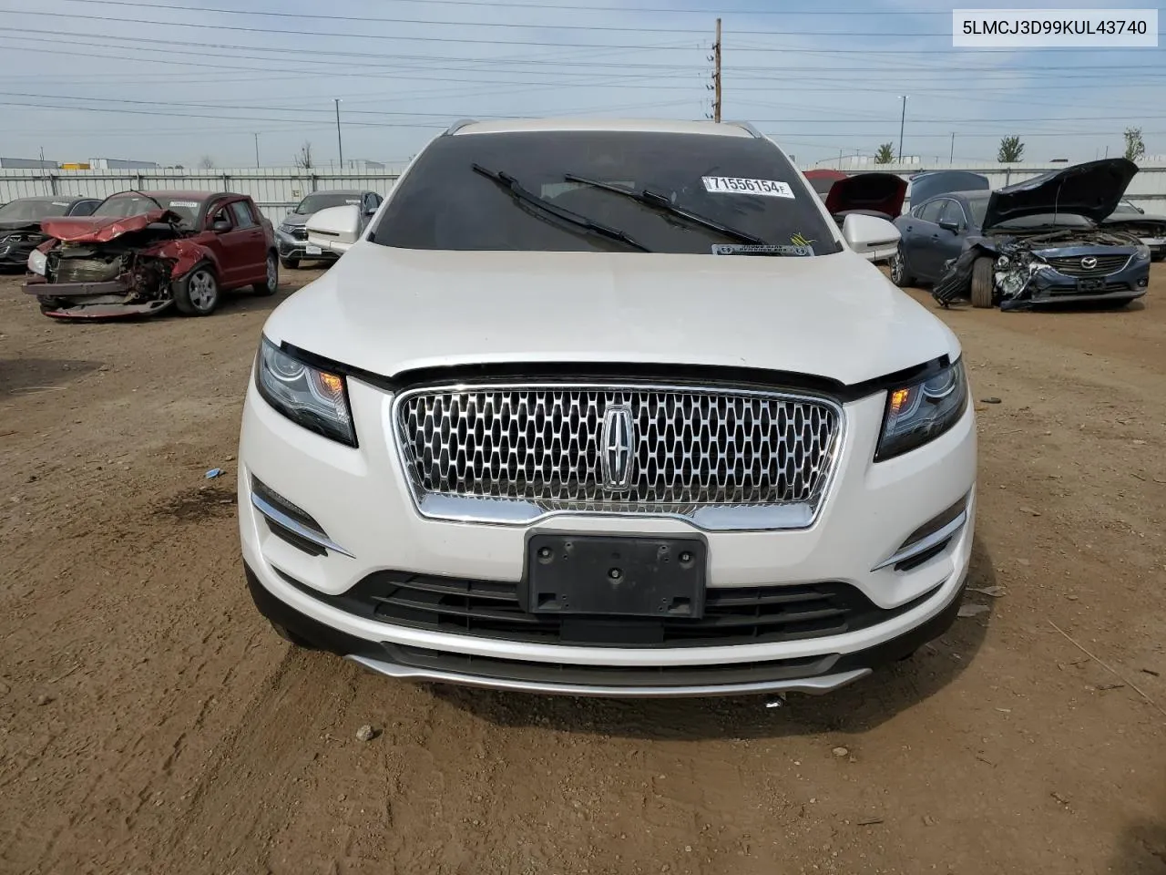 5LMCJ3D99KUL43740 2019 Lincoln Mkc Reserve