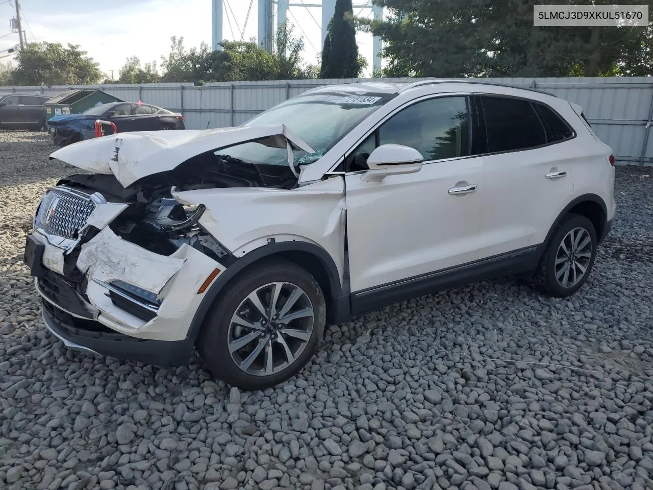 5LMCJ3D9XKUL51670 2019 Lincoln Mkc Reserve