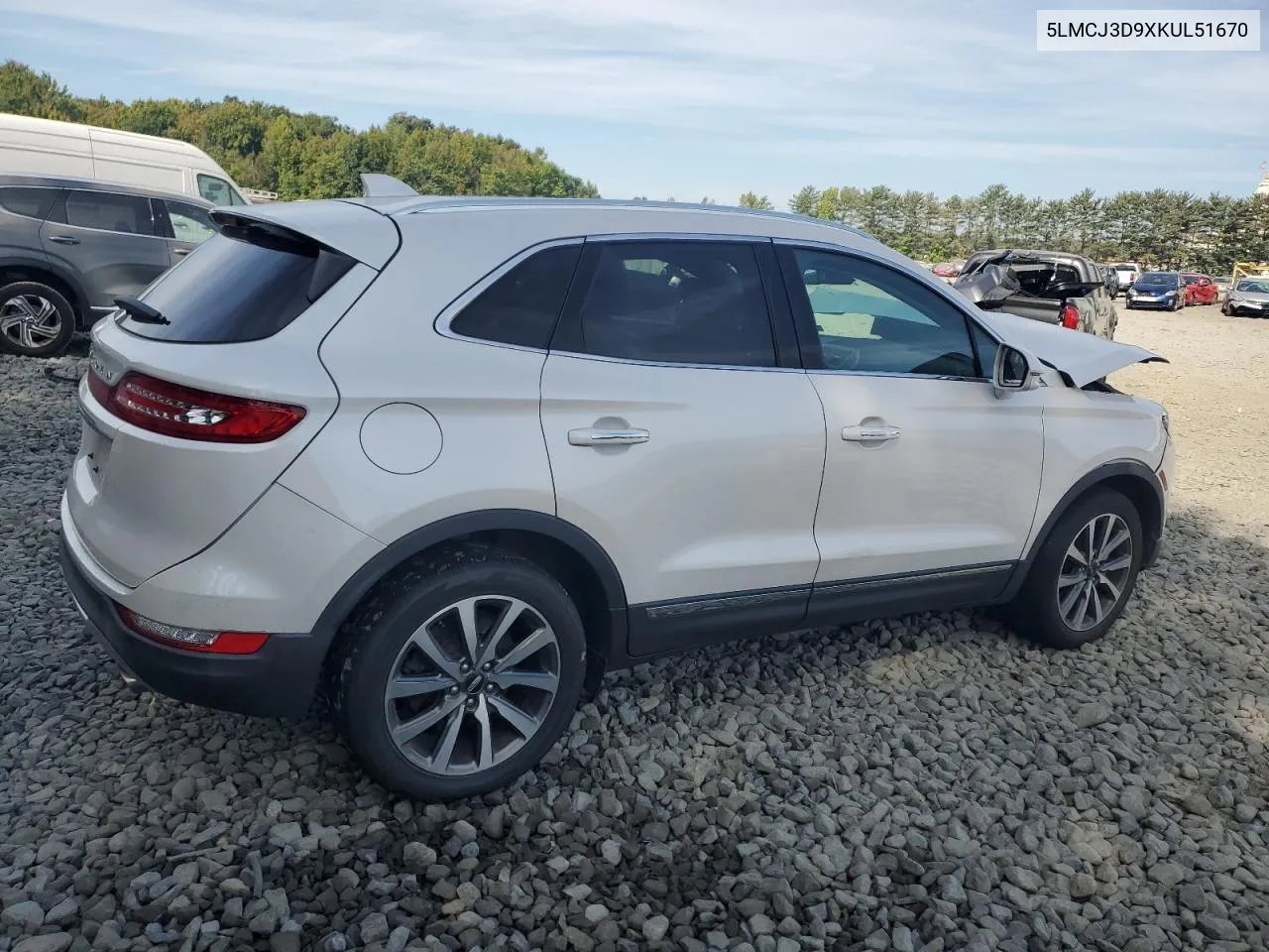 5LMCJ3D9XKUL51670 2019 Lincoln Mkc Reserve