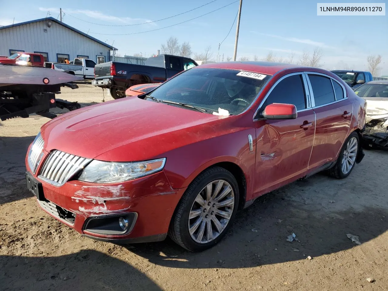 2009 Lincoln Mks VIN: 1LNHM94R89G611270 Lot: 41487184