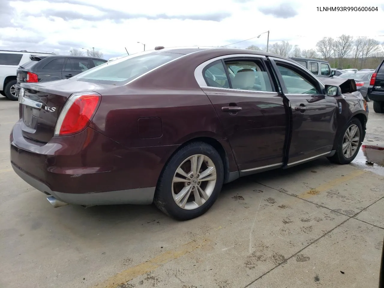 2009 Lincoln Mks VIN: 1LNHM93R99G600604 Lot: 49214424