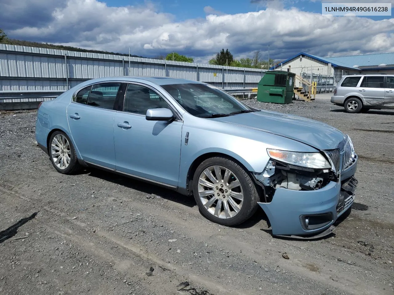 2009 Lincoln Mks VIN: 1LNHM94R49G616238 Lot: 52337294