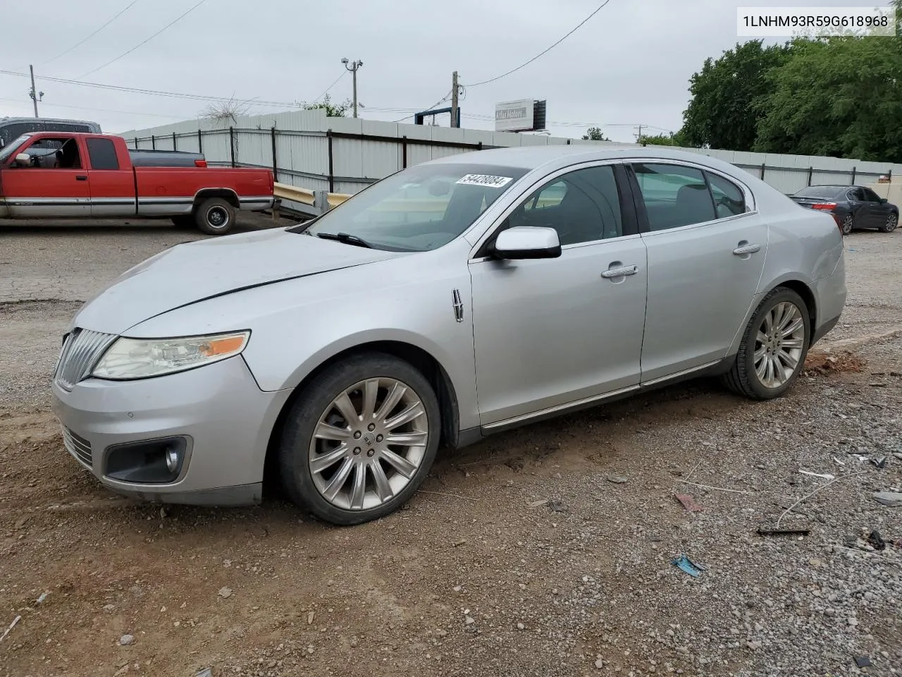 2009 Lincoln Mks VIN: 1LNHM93R59G618968 Lot: 54428084