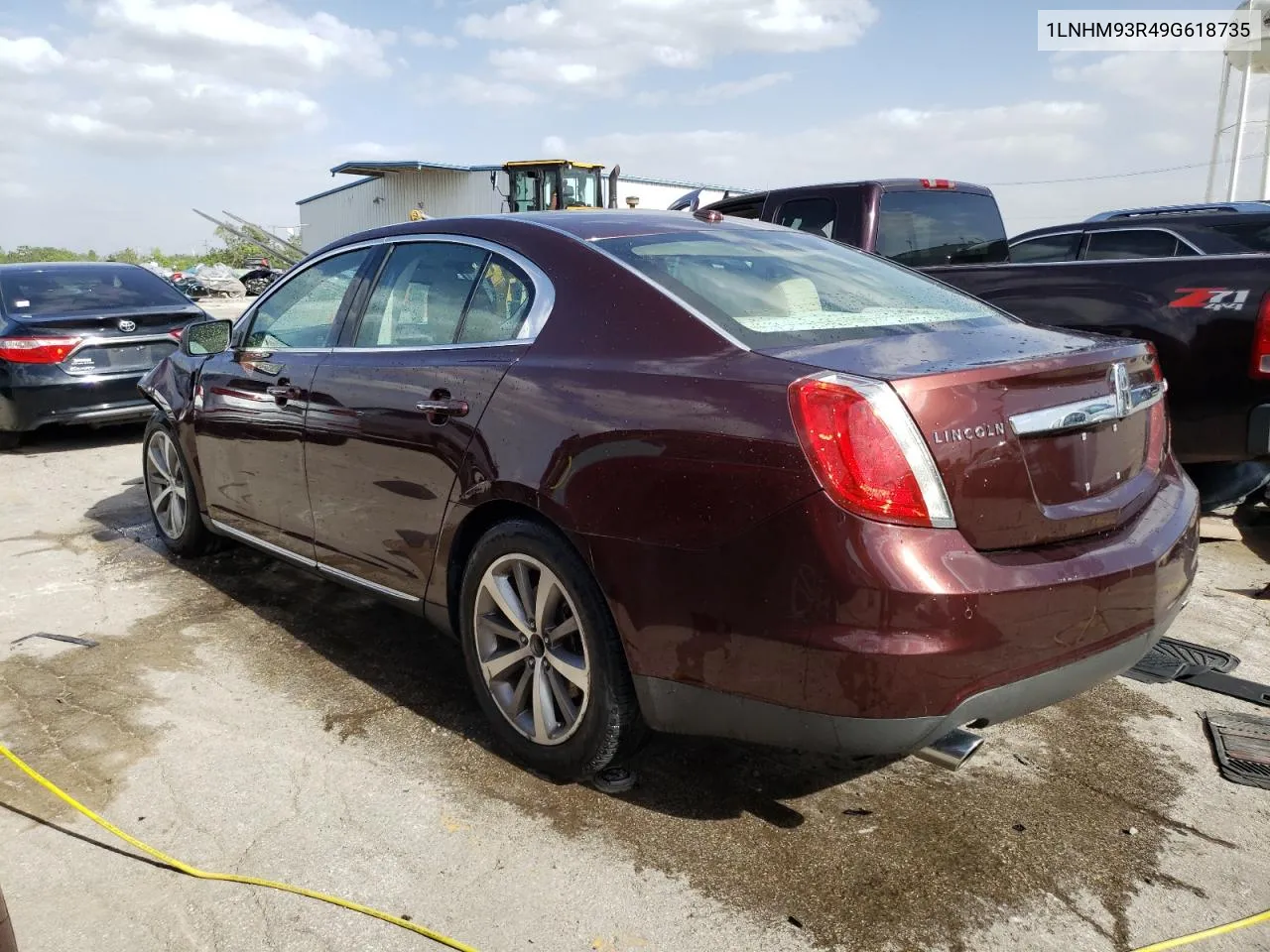 2009 Lincoln Mks VIN: 1LNHM93R49G618735 Lot: 57648494