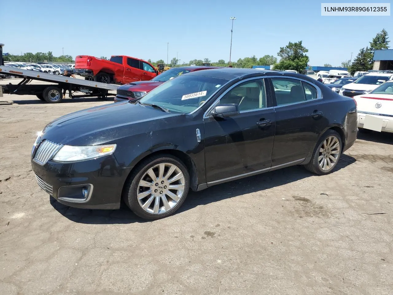 2009 Lincoln Mks VIN: 1LNHM93R89G612355 Lot: 58855614