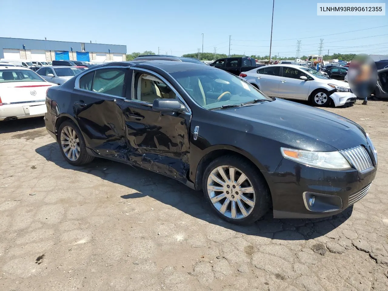 2009 Lincoln Mks VIN: 1LNHM93R89G612355 Lot: 58855614