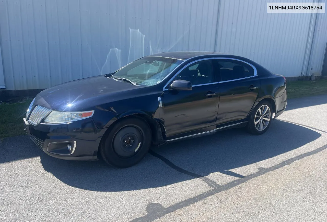 2009 Lincoln Mks VIN: 1LNHM94RX9G618754 Lot: 61518864