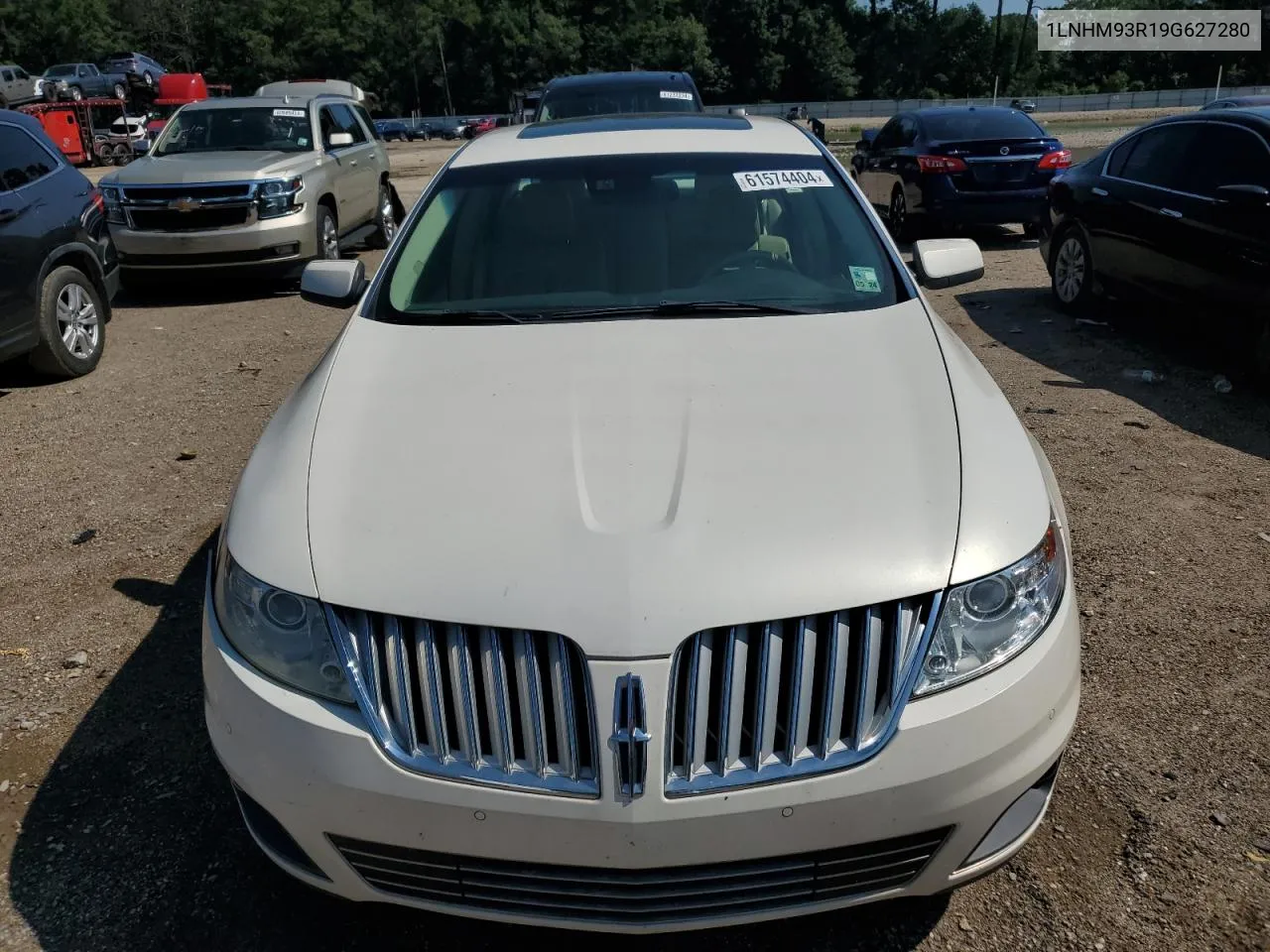 2009 Lincoln Mks VIN: 1LNHM93R19G627280 Lot: 61574404