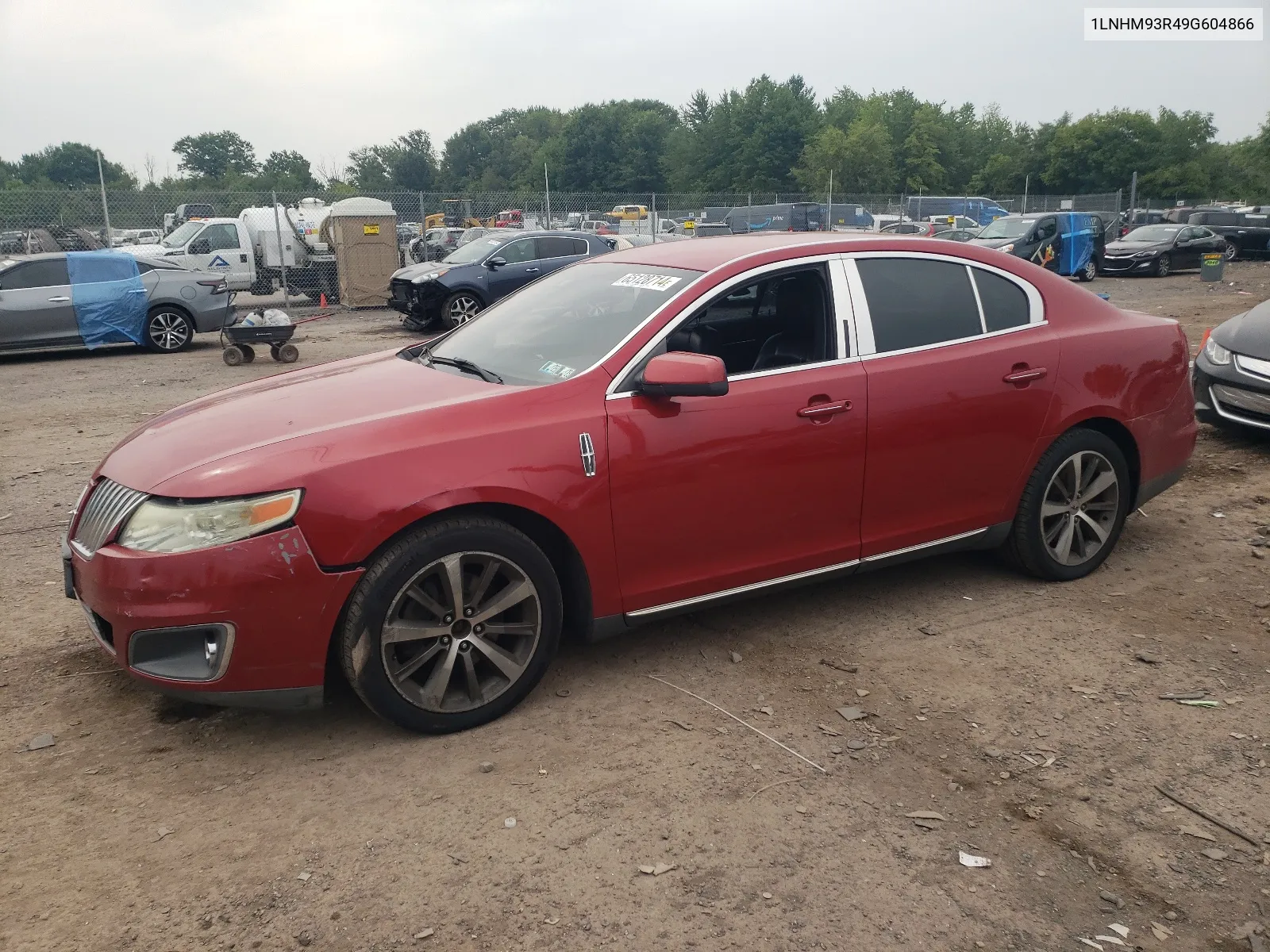 2009 Lincoln Mks VIN: 1LNHM93R49G604866 Lot: 65128714