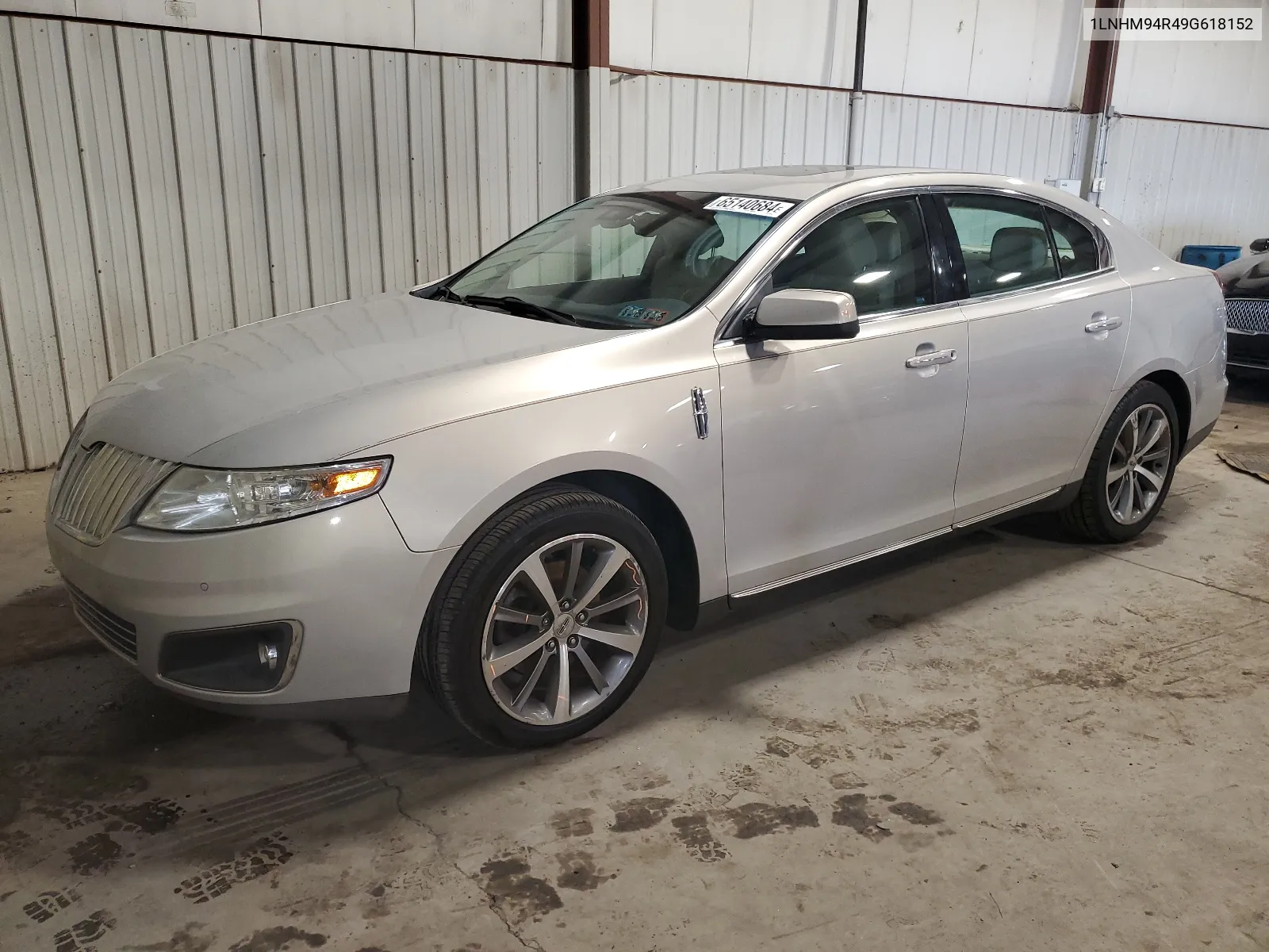 2009 Lincoln Mks VIN: 1LNHM94R49G618152 Lot: 65140684