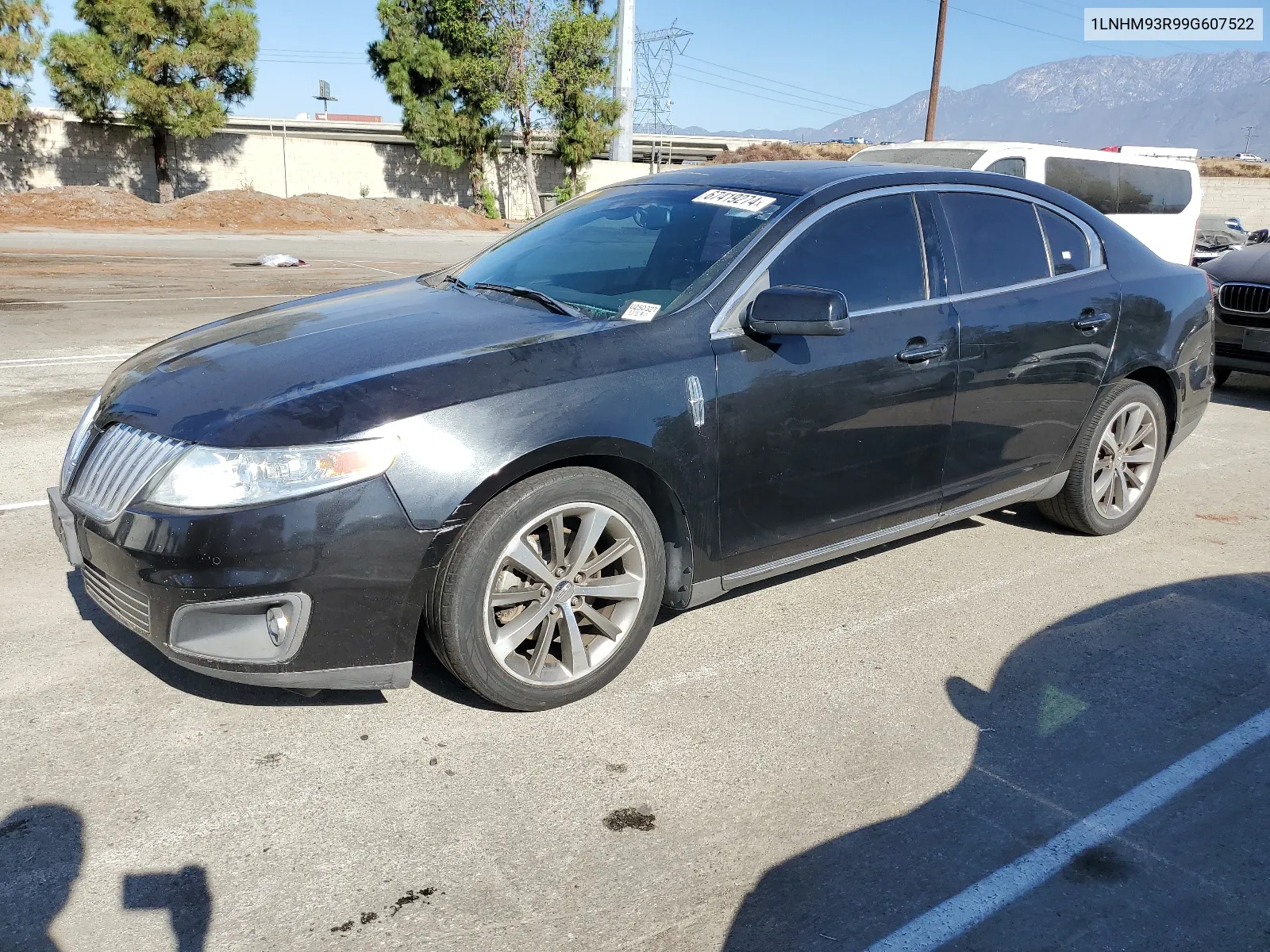 2009 Lincoln Mks VIN: 1LNHM93R99G607522 Lot: 67419274