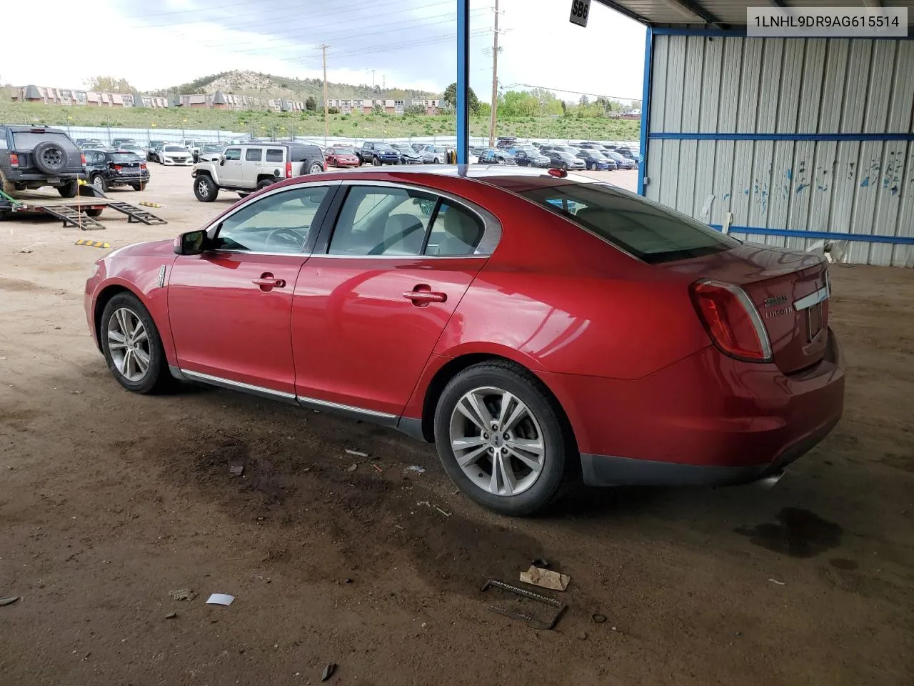 2010 Lincoln Mks VIN: 1LNHL9DR9AG615514 Lot: 53664564