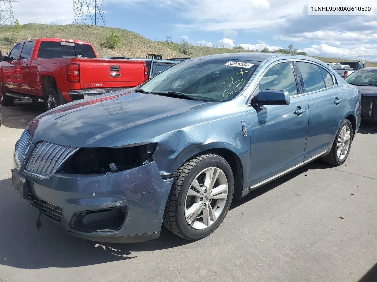 2010 Lincoln Mks VIN: 1LNHL9DR0AG610590 Lot: 55898534