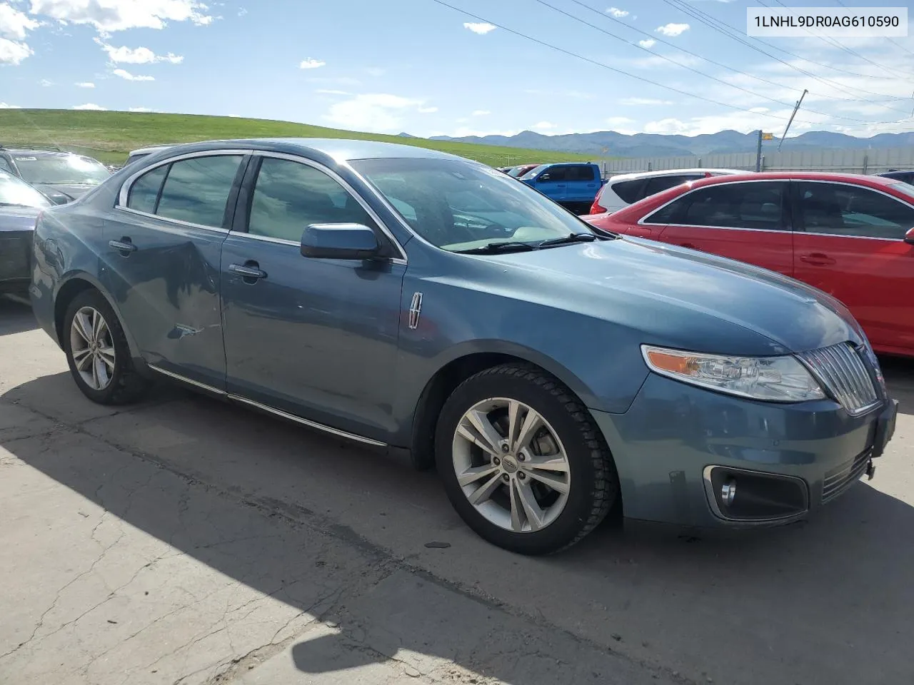 2010 Lincoln Mks VIN: 1LNHL9DR0AG610590 Lot: 55898534