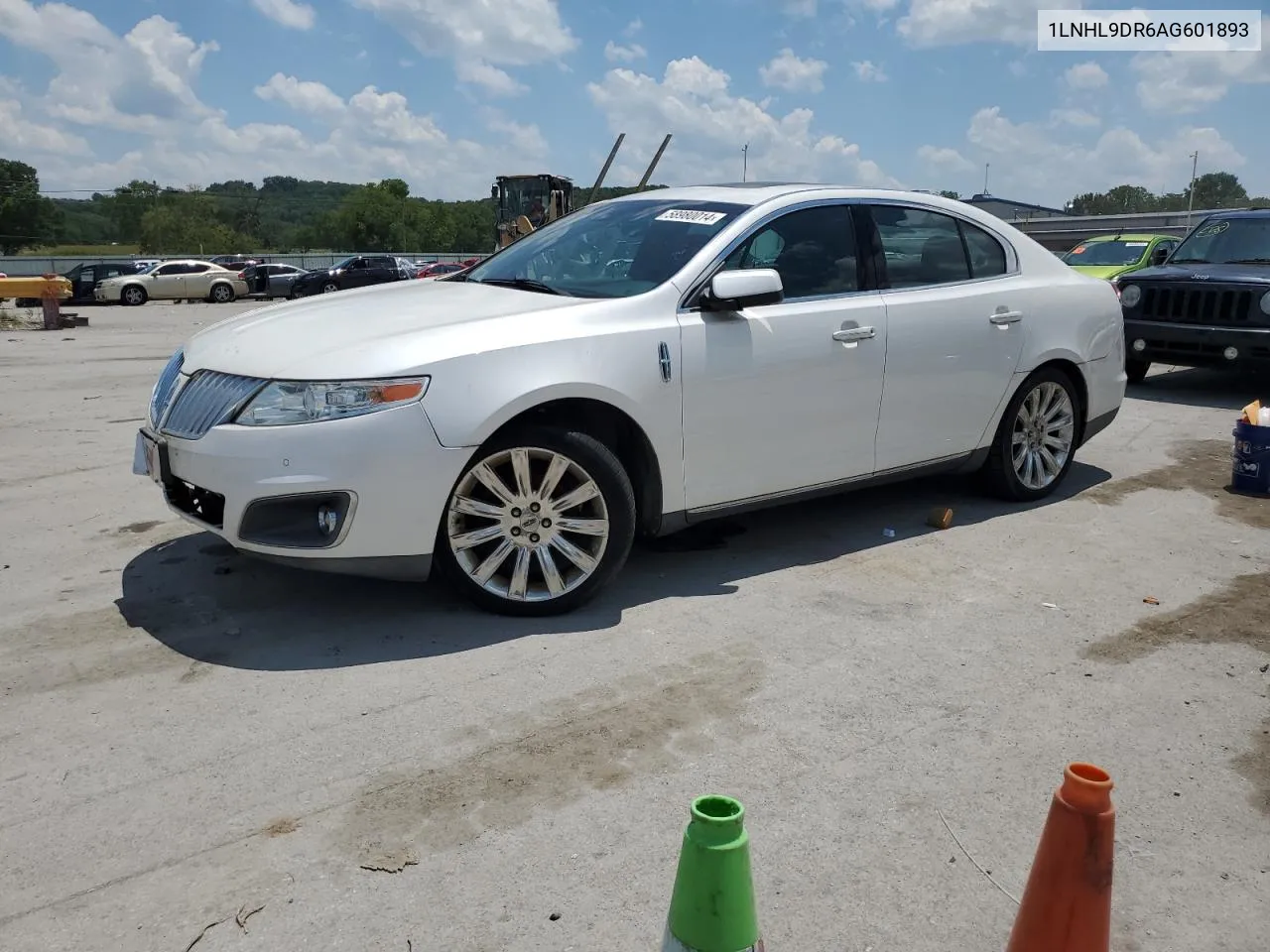 2010 Lincoln Mks VIN: 1LNHL9DR6AG601893 Lot: 58980014