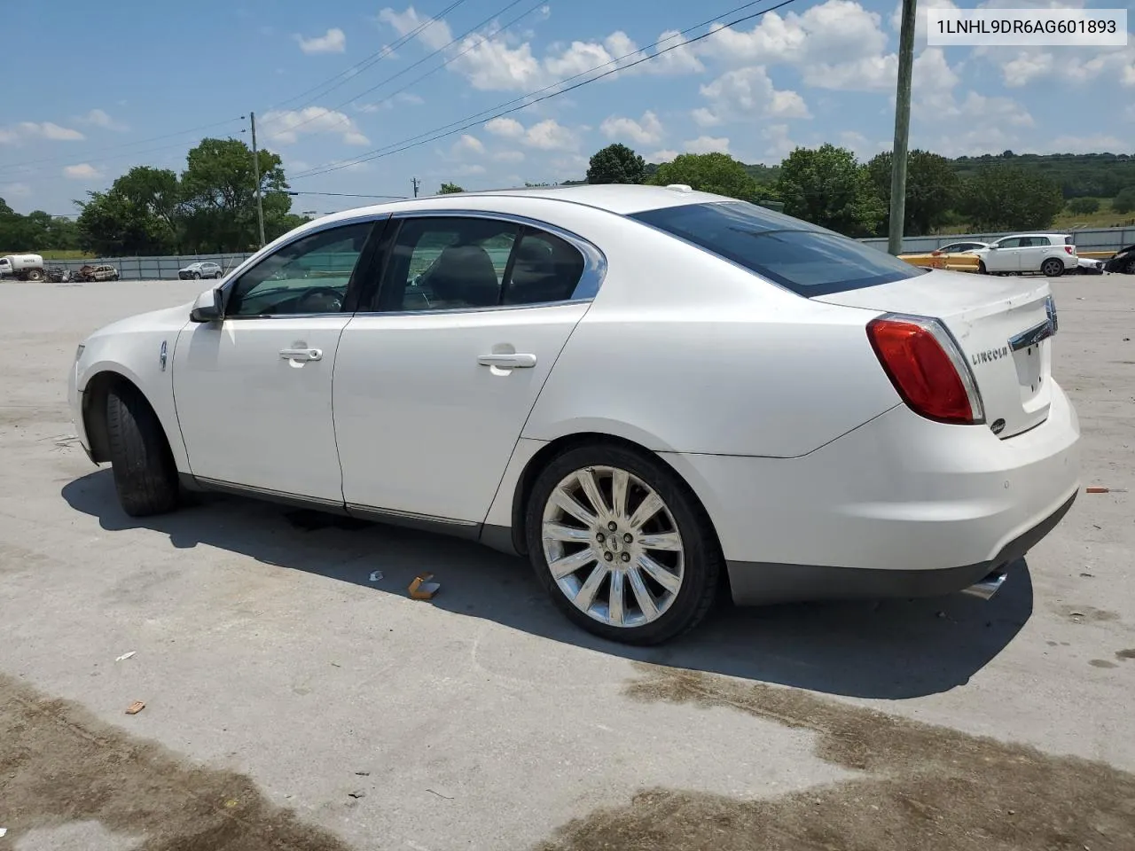 2010 Lincoln Mks VIN: 1LNHL9DR6AG601893 Lot: 58980014