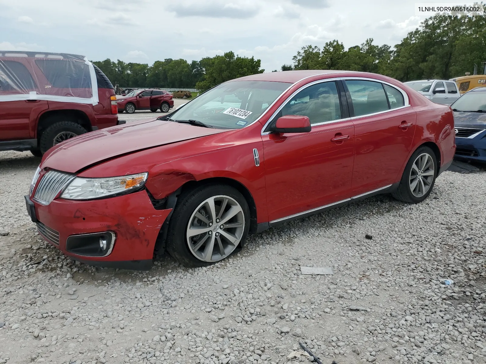 2010 Lincoln Mks VIN: 1LNHL9DR9AG616002 Lot: 61021284