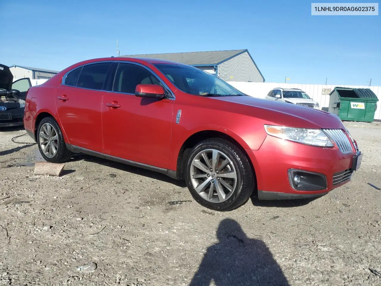 1LNHL9DR0AG602375 2010 Lincoln Mks