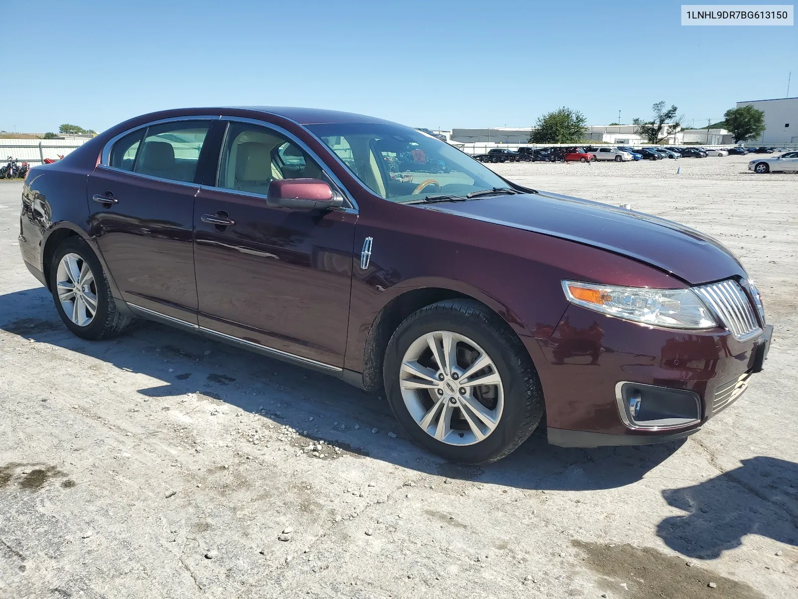 2011 Lincoln Mks VIN: 1LNHL9DR7BG613150 Lot: 54078244