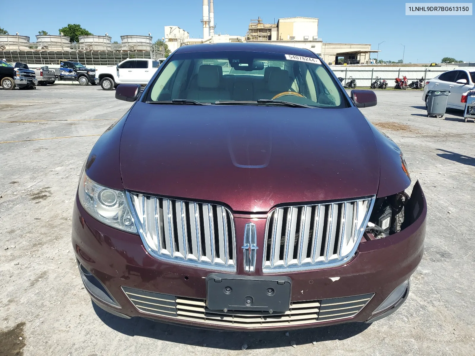 2011 Lincoln Mks VIN: 1LNHL9DR7BG613150 Lot: 54078244