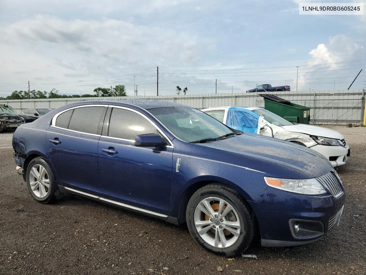 2011 Lincoln Mks VIN: 1LNHL9DR0BG605245 Lot: 55860194