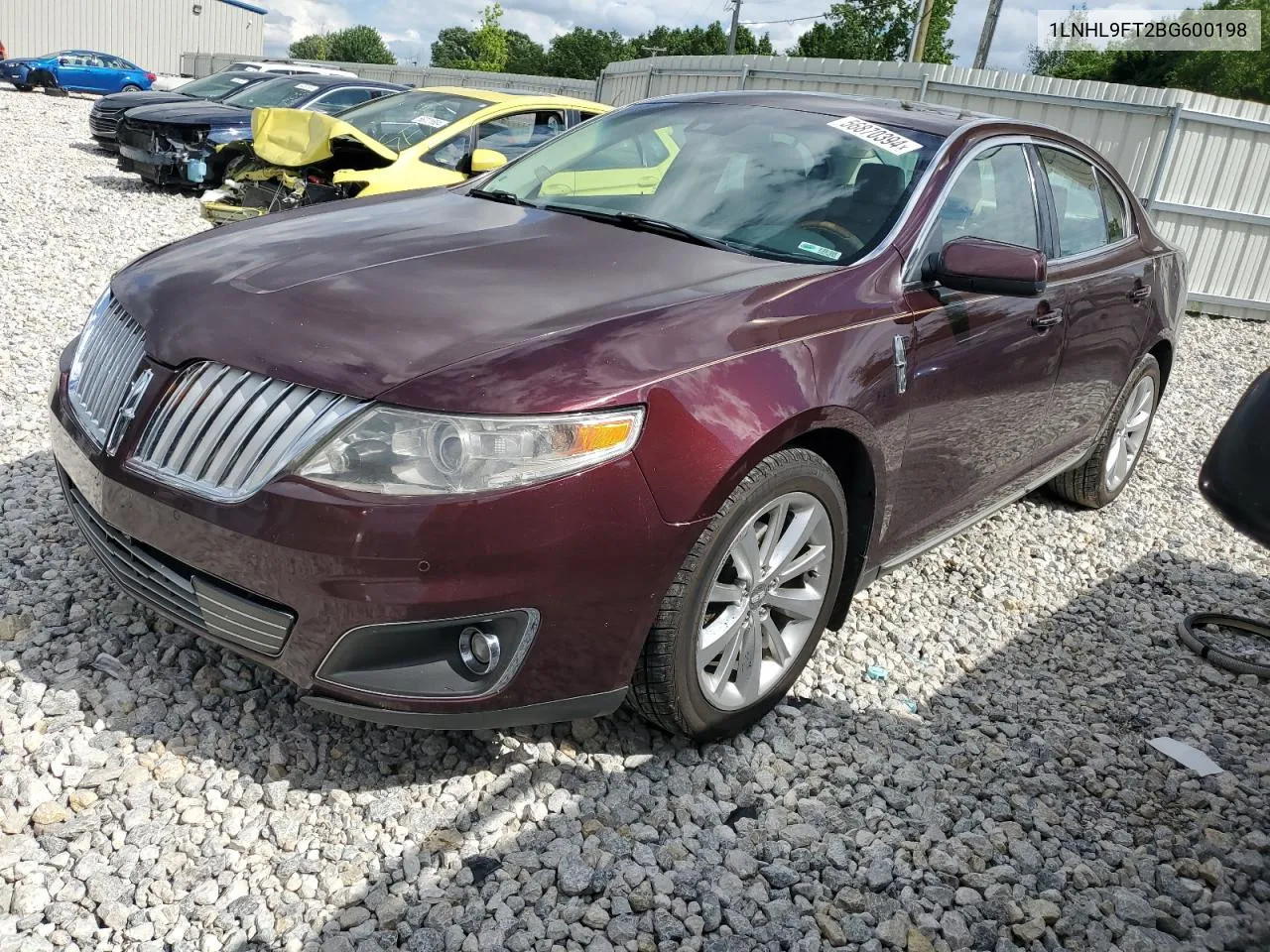 2011 Lincoln Mks VIN: 1LNHL9FT2BG600198 Lot: 56870394