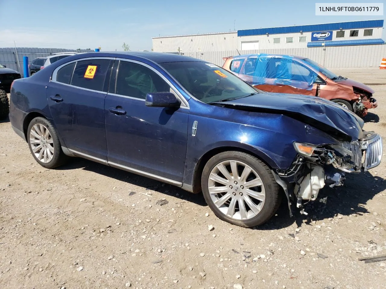 2011 Lincoln Mks VIN: 1LNHL9FT0BG611779 Lot: 57962884