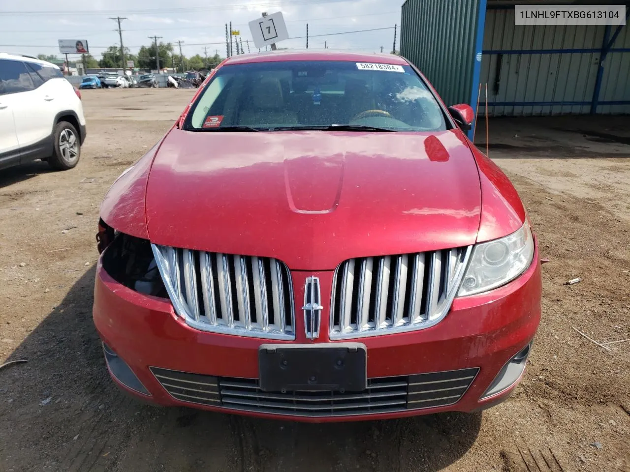 2011 Lincoln Mks VIN: 1LNHL9FTXBG613104 Lot: 58218384