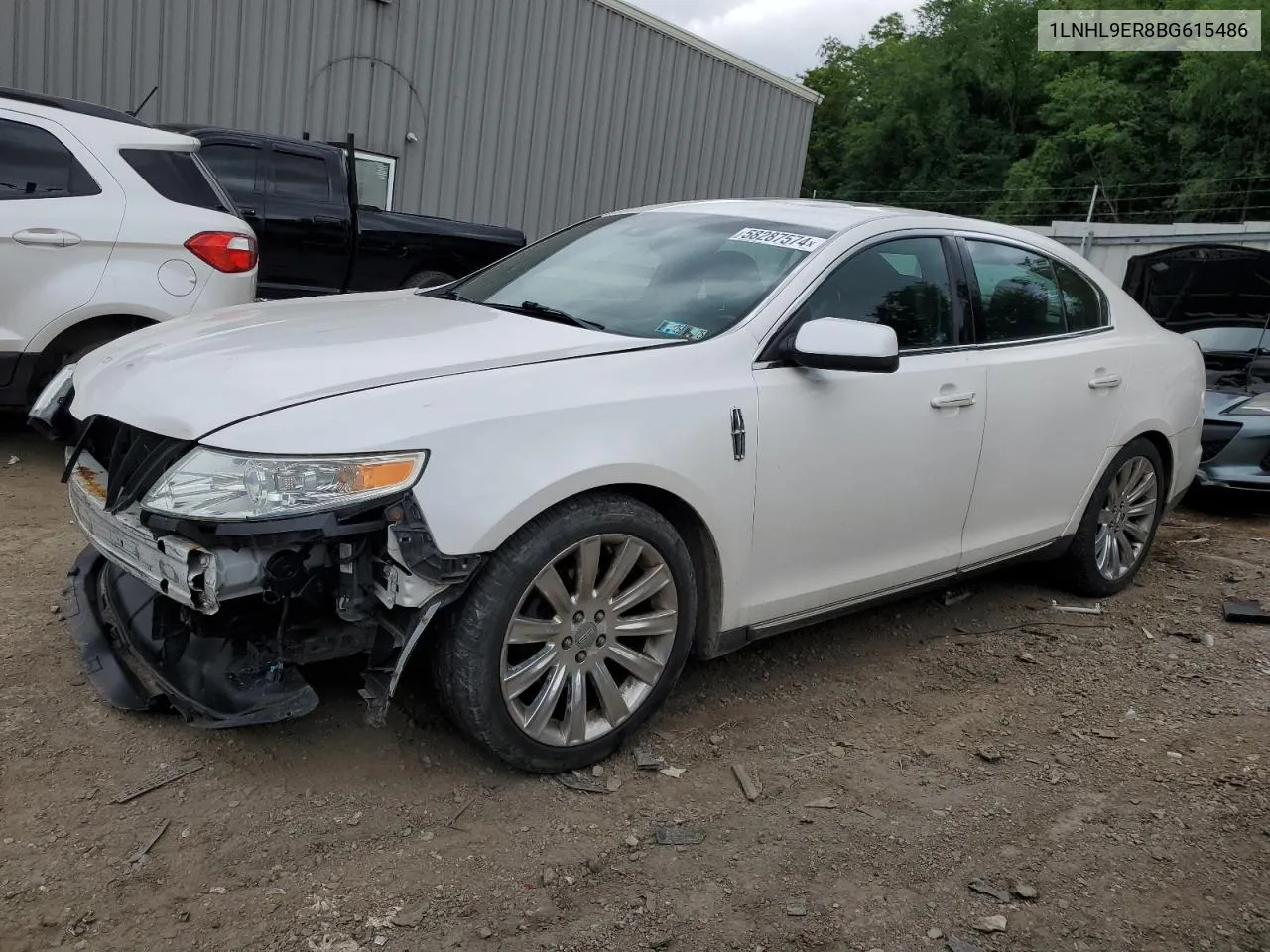 2011 Lincoln Mks VIN: 1LNHL9ER8BG615486 Lot: 58287574