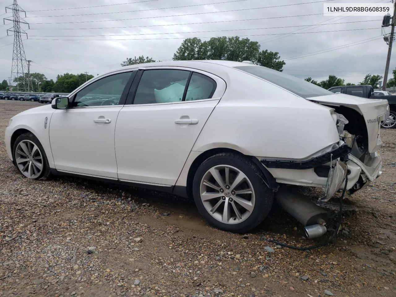 2011 Lincoln Mks VIN: 1LNHL9DR8BG608359 Lot: 58722674