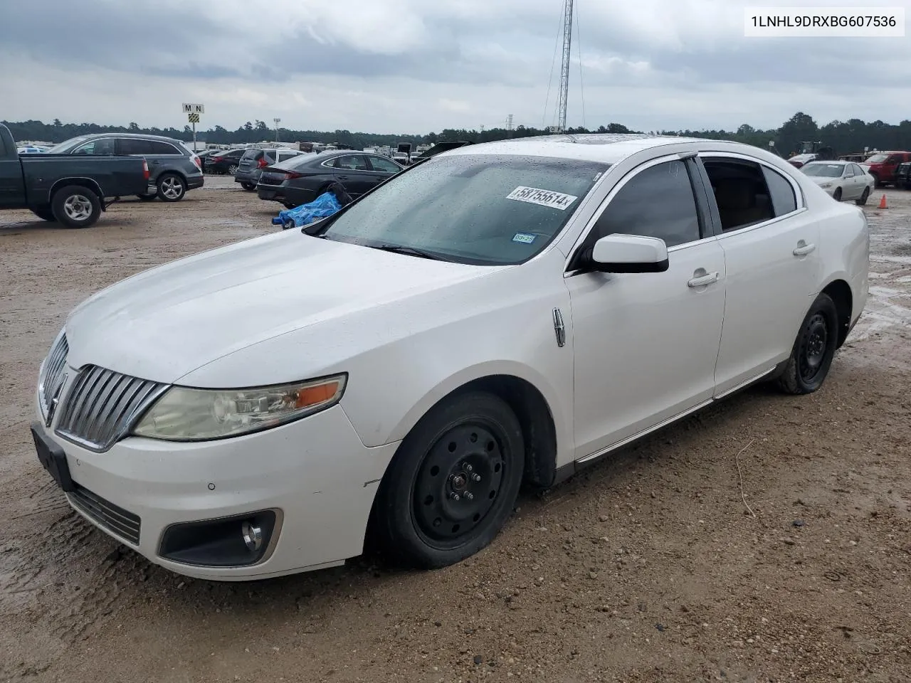 2011 Lincoln Mks VIN: 1LNHL9DRXBG607536 Lot: 58755614