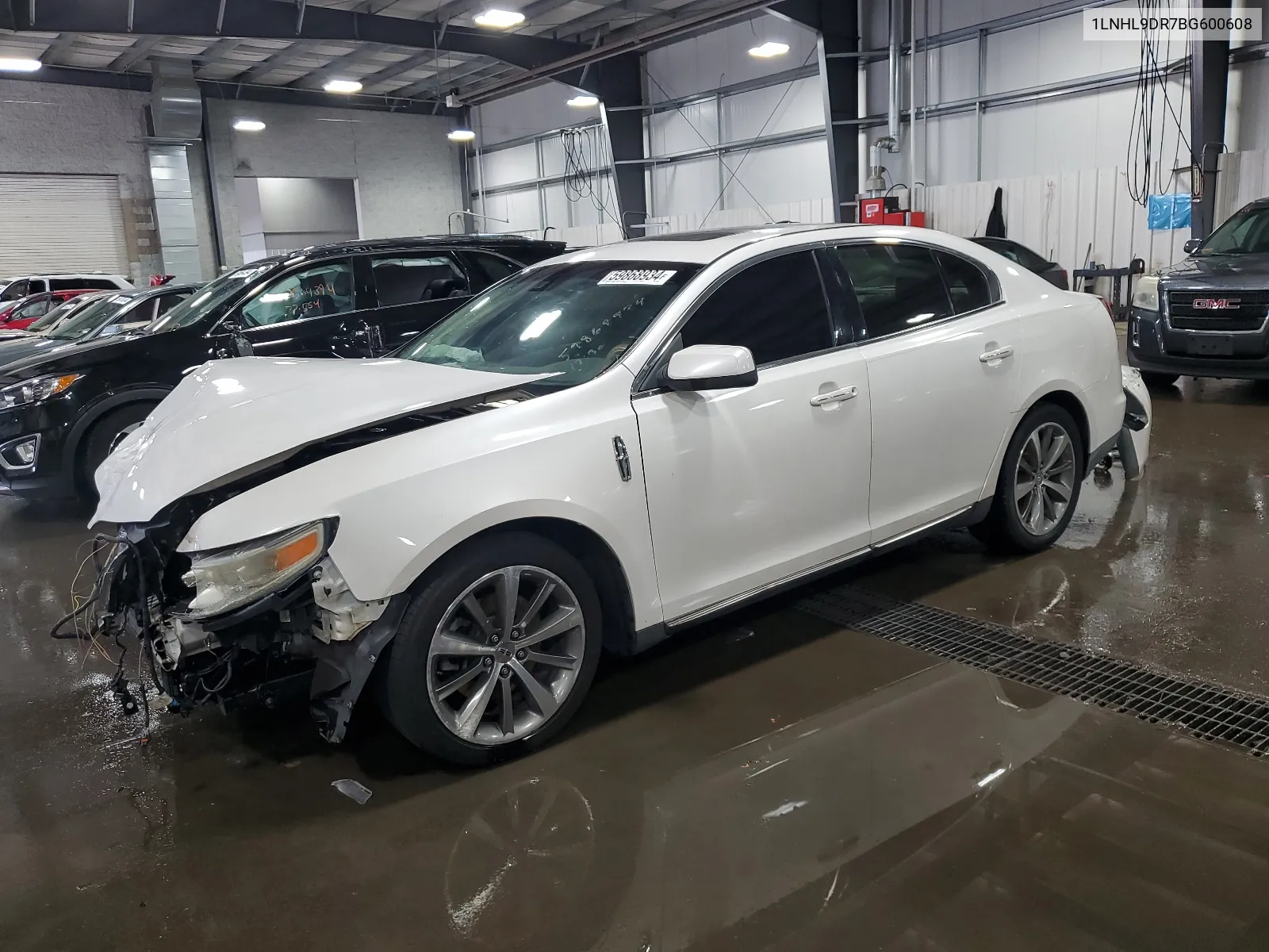 2011 Lincoln Mks VIN: 1LNHL9DR7BG600608 Lot: 59868934