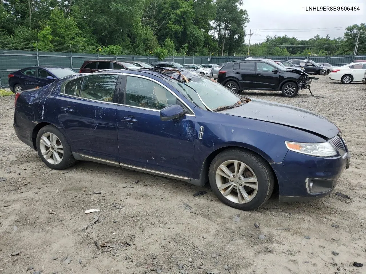 2011 Lincoln Mks VIN: 1LNHL9ER8BG606464 Lot: 62649624