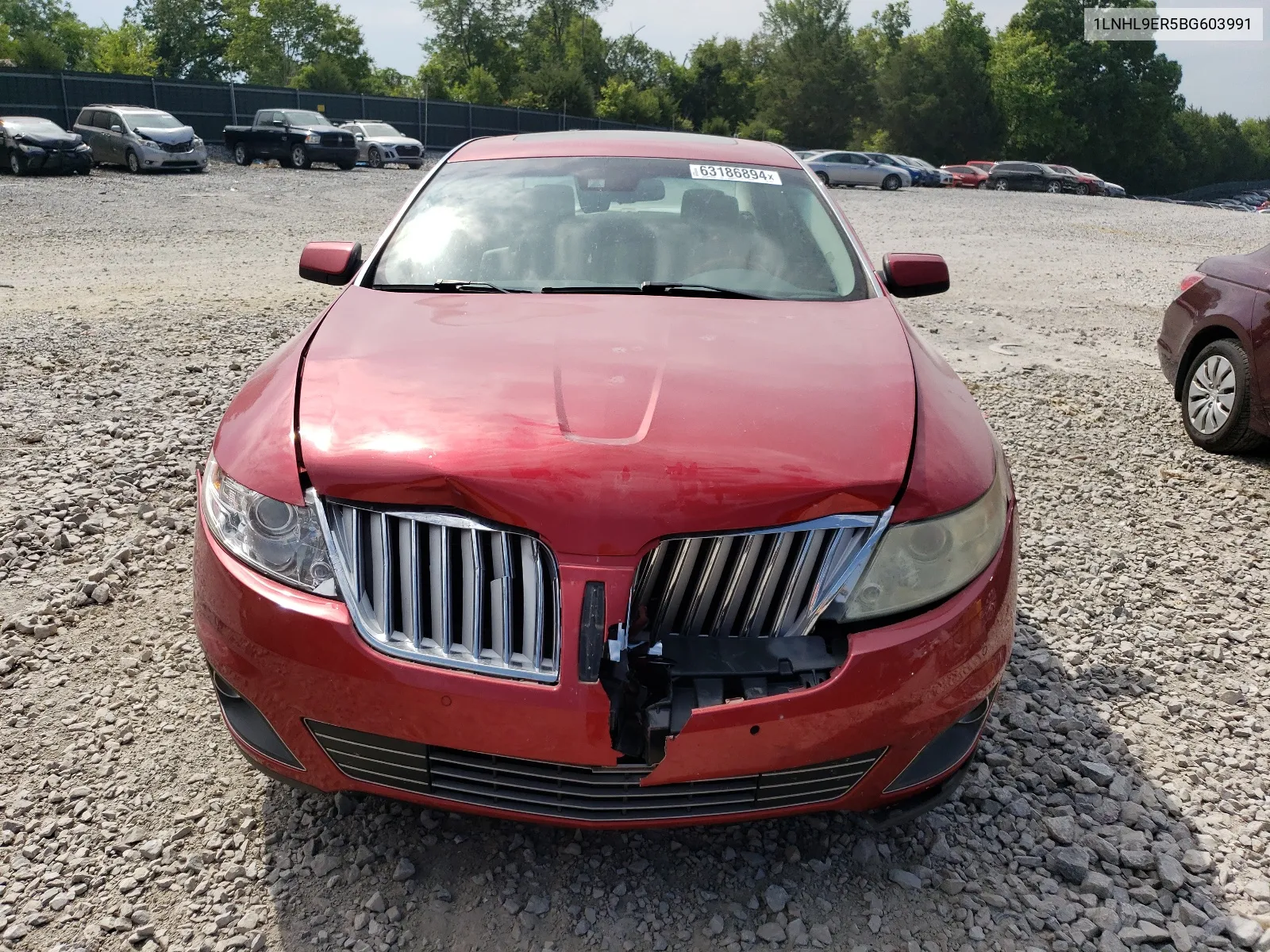 2011 Lincoln Mks VIN: 1LNHL9ER5BG603991 Lot: 63186894