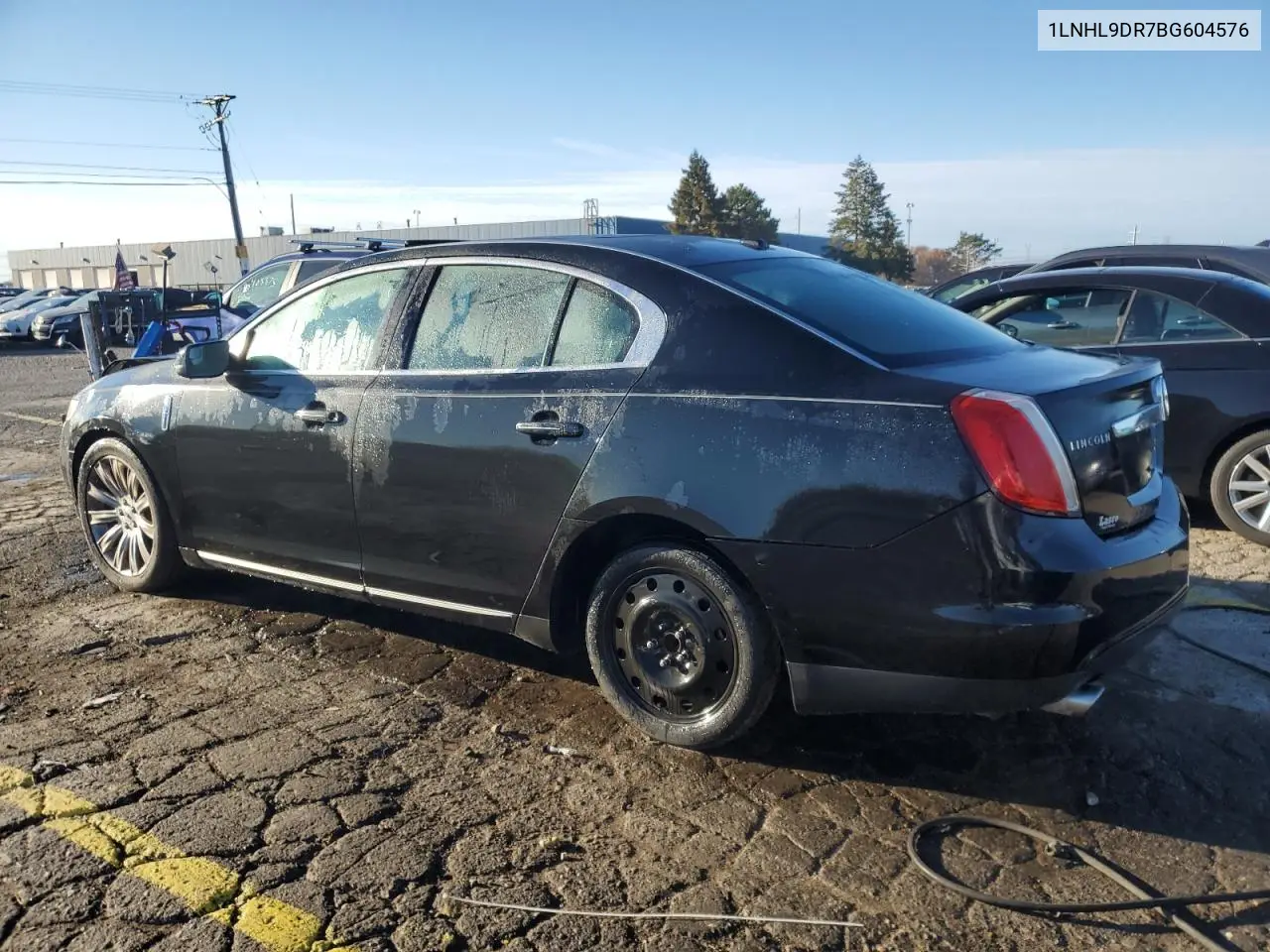 1LNHL9DR7BG604576 2011 Lincoln Mks