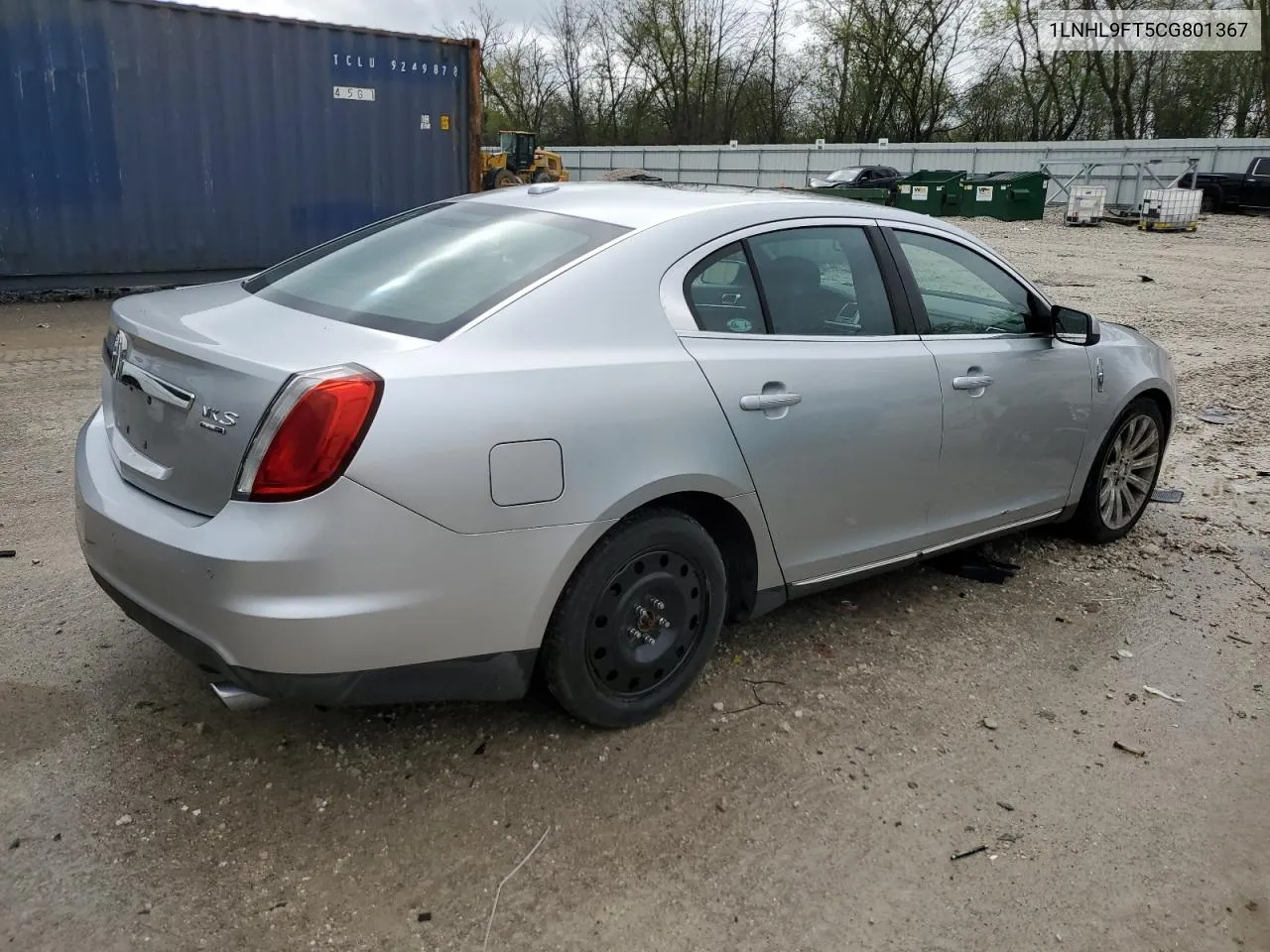 1LNHL9FT5CG801367 2012 Lincoln Mks