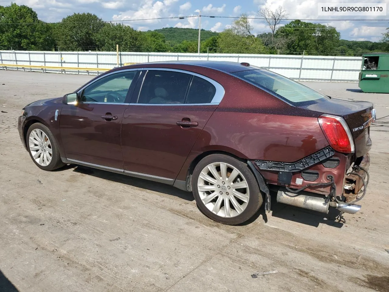 1LNHL9DR9CG801170 2012 Lincoln Mks