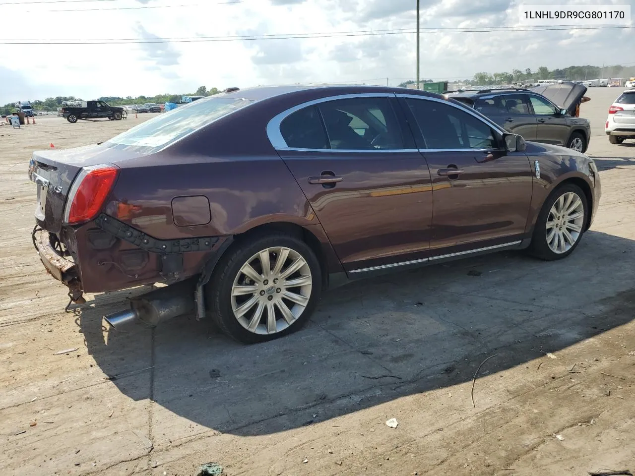 2012 Lincoln Mks VIN: 1LNHL9DR9CG801170 Lot: 57300554