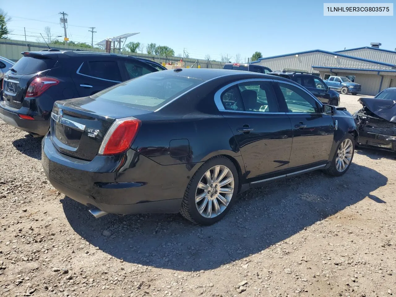 2012 Lincoln Mks VIN: 1LNHL9ER3CG803575 Lot: 59024154