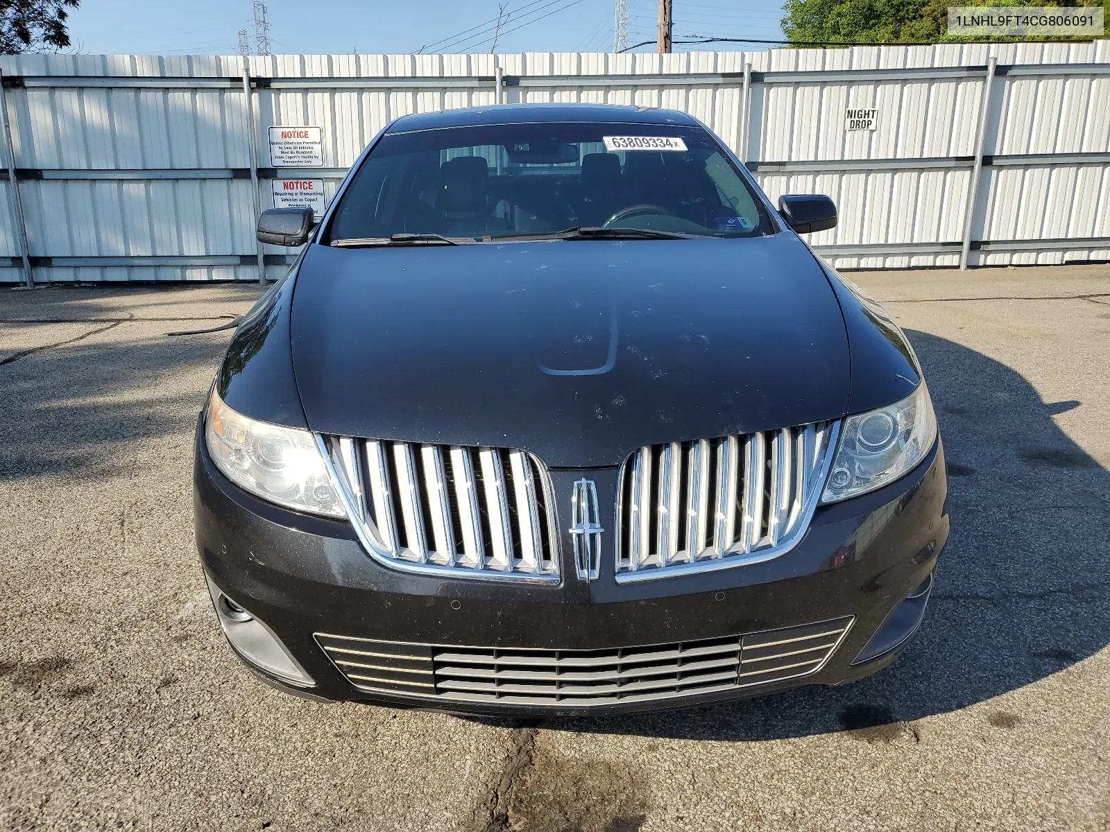 1LNHL9FT4CG806091 2012 Lincoln Mks