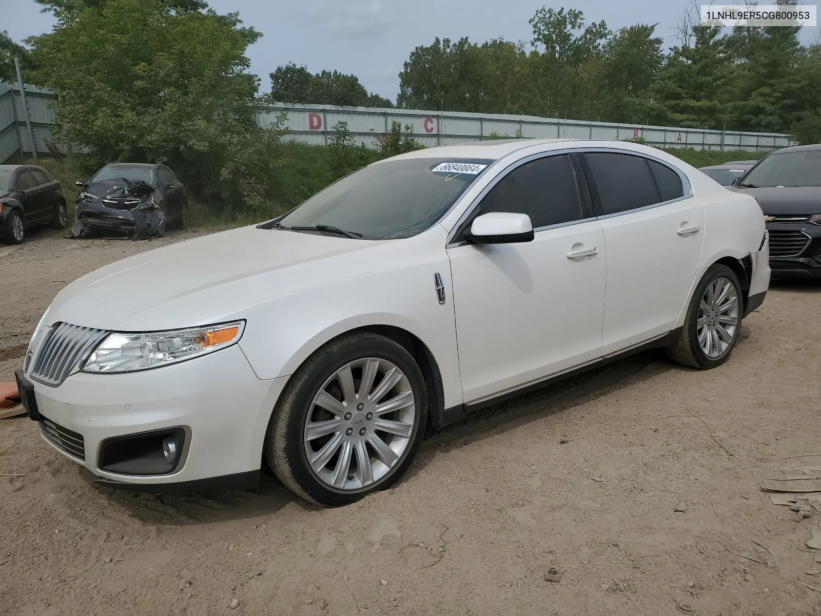 2012 Lincoln Mks VIN: 1LNHL9ER5CG800953 Lot: 66840864