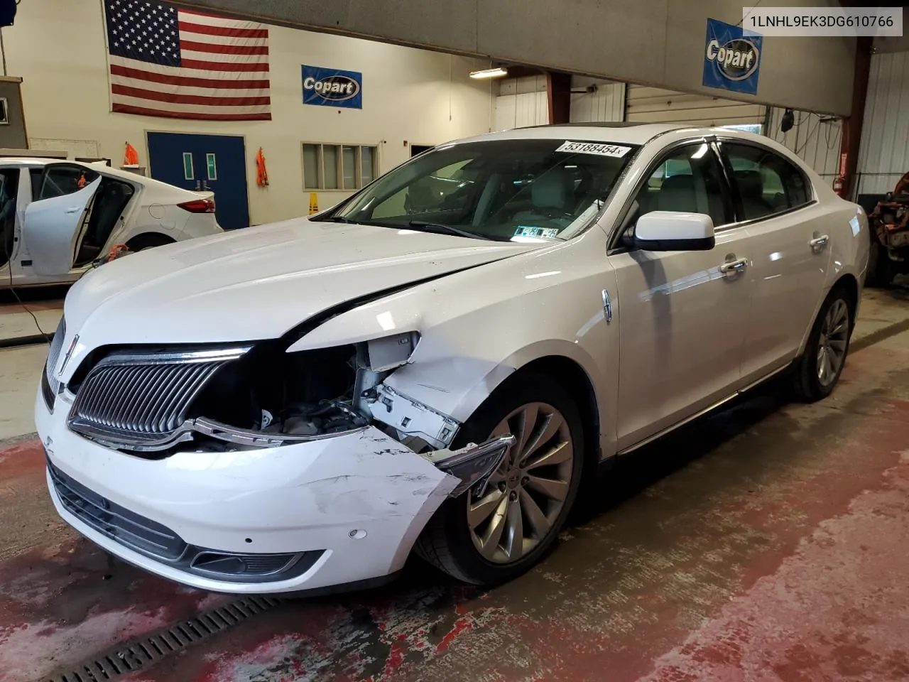 2013 Lincoln Mks VIN: 1LNHL9EK3DG610766 Lot: 53188454