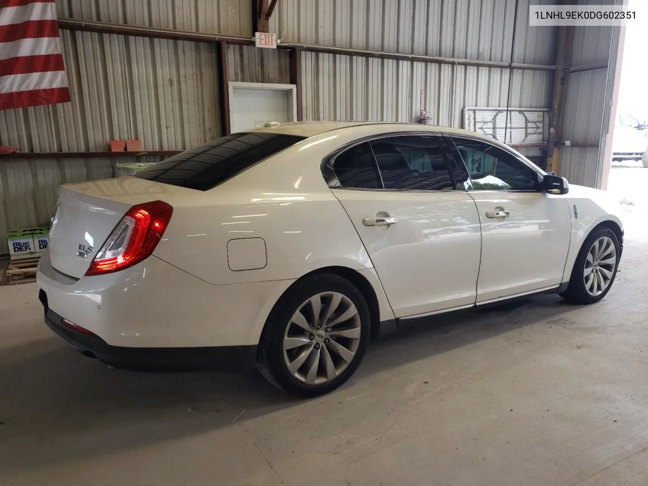 2013 Lincoln Mks VIN: 1LNHL9EK0DG602351 Lot: 60444514